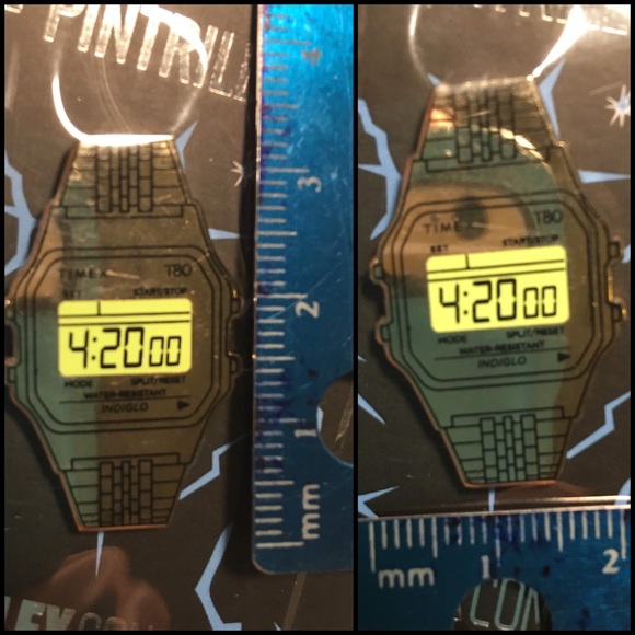 💰SOLD💸 Timex 4:20 Watch ComplexCon Enamel Lapel Pin - Picture 4 of 14